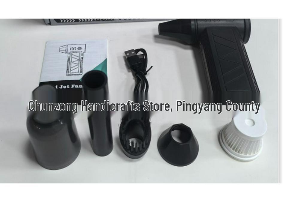 Cross-border Turbo Mini High-Speed Handheld Fan & Wireless Outdoor Camping Duster Blower Color Box Packaging