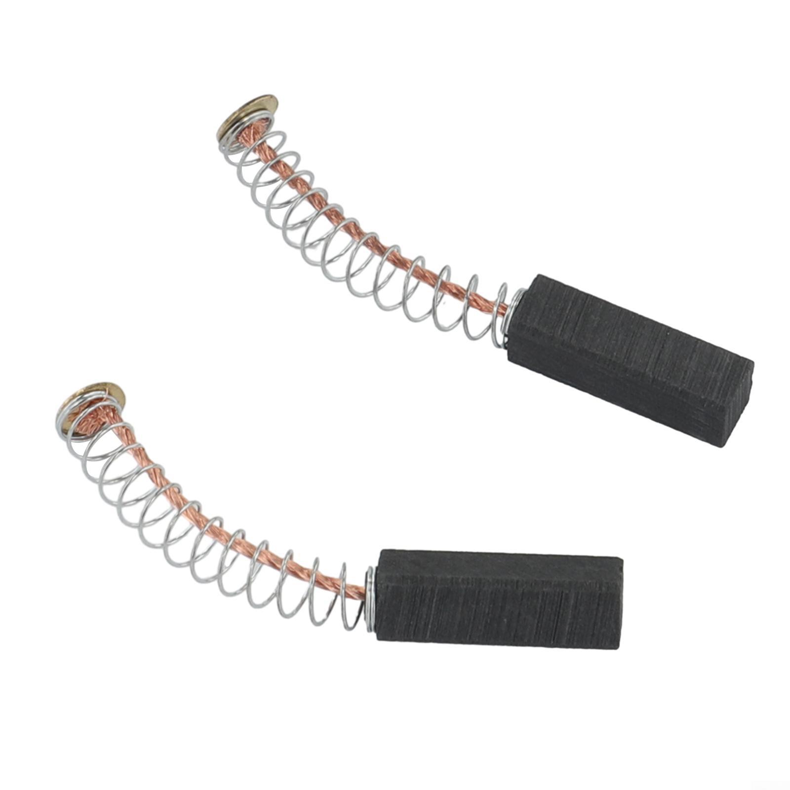 

Угольные щетки 20 мм x 6 мм x 5 мм 2 шт. Аксессуары Уголь + Металлическая деталь