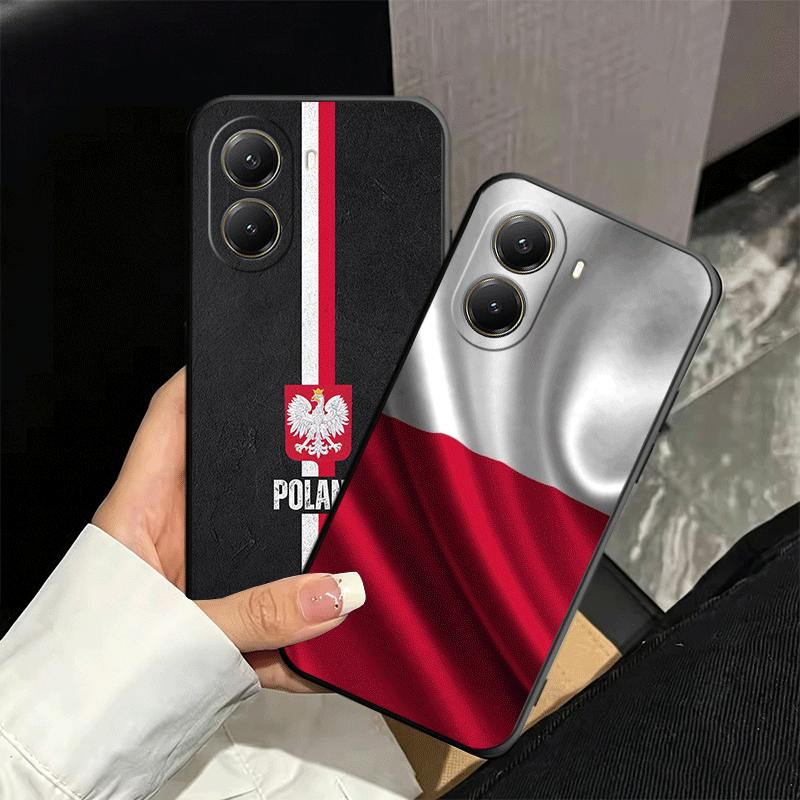 Poland Flag White Red Soft Phone Case for Xiaomi Poco X5 X6 X7 X8 Pro Max X3 F7 F8 Ultra M8 M7 M6 M5 Redmi 15 15C 14C 13C 12C X4