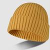 Thickened hat couple autumn and winter tide solid color knitted hat men's wool hat women's winter warm ear protection cold hat tide