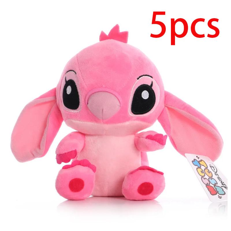 Genuine Stitch 25CM Plush Toy Kawaii Cartoon Cute Pillow Doll Anime Lilo Stitch Stuffed Toys Kids Birthday Gift