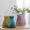 Verdickte Klare Glasvasen Handtaschenform Hülle Halten Blume Geeignet Für Haus Büro Dekoration Geburtstagsgeschenk