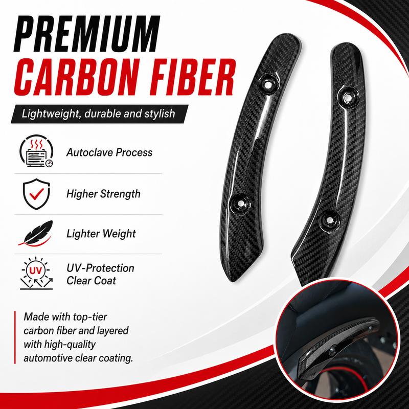 For Kawasaki Vulcan S 650 2015-2025 carbon fiber rear mudguard carbon fiber armrest decoration, protective cover accessories
