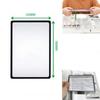 A5 Business Card Magnifier Portable 180X120MM Large Size Transparent PVC Magnifier Reading Books Novels