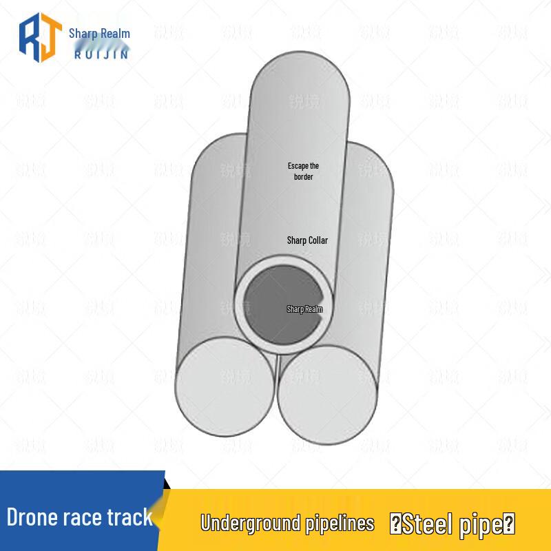 Modular Steel Pipe Drone Racing Obstacles