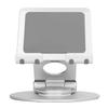 Foldable Phone Stand 360 Degree Rotation Adjustable Height Aluminum Desk Stand with Stable Base for Laptops Under