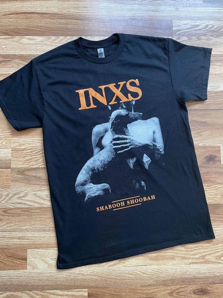 Reprint INXS - Shabooh Shoobah Shirt Retro style Black T shirt vtg Unisex T-Shirt XXXL