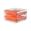 Household Kitchen Drawer Style Food Grade Fresh-keeping Box, Refrigerator Double-layer Plastic Egg Storage Box
