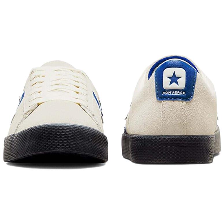 Converse Cons Pl Vulc Pro Ox Durable Non-Slip Low-Top Skate Shoes Unisex Sneakers White Blue A04604C