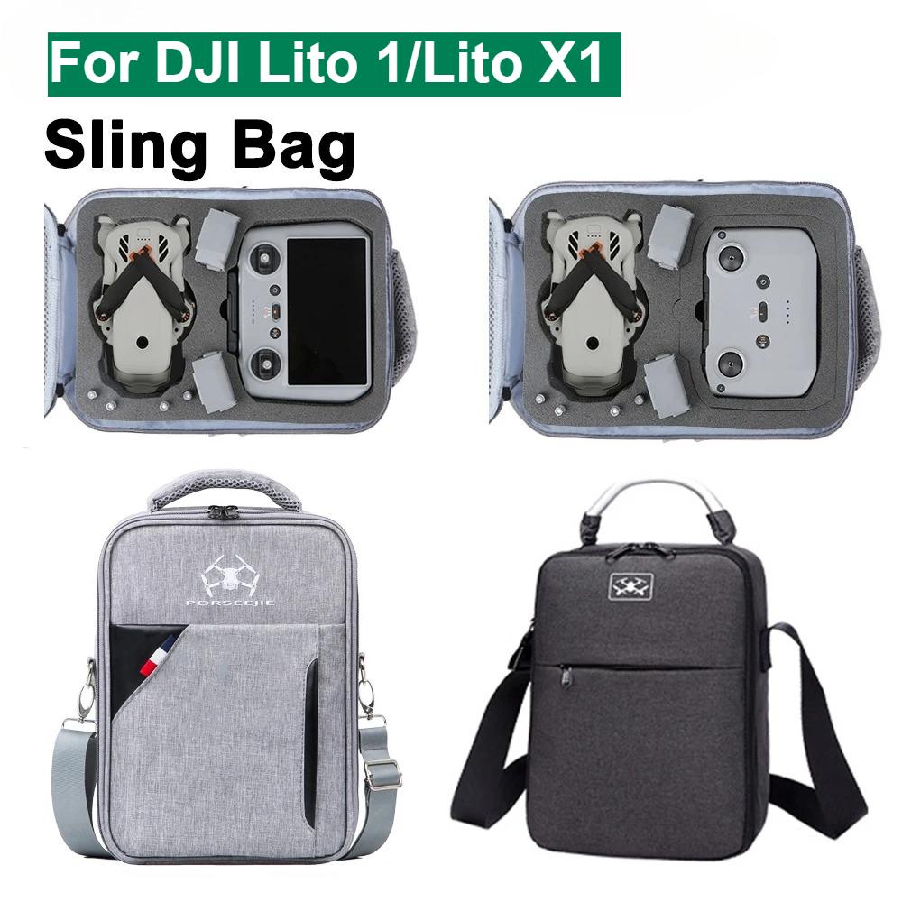 For DJI Lito 1/Lito X1 Portable Single Shoulder Bag Storage Bag Handbag Carrying Case Drone Accessories
