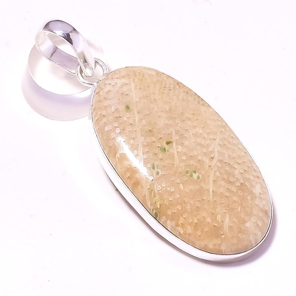 Bildjaspis Edelstein Anhänger Handgefertigt Thanksgiving Geschenk Schmuck 2.1" T2d41