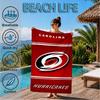 Hurricanes Team Spirit Beach Towel, Super Soft Microfiber, Perfect Gift for Her/Him, Birthday, for Pool, Beach, Travel, Decor Beach Party