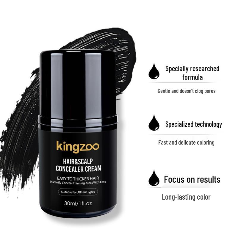 Long-Lasting Sweat-Proof Scalp Concealer for Thinning Hair - Quick Coloring, Gentle Nourishing Repair Cream