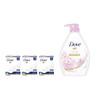Dove Sakura Sweet Fragrance Shower Milk & Soap Set