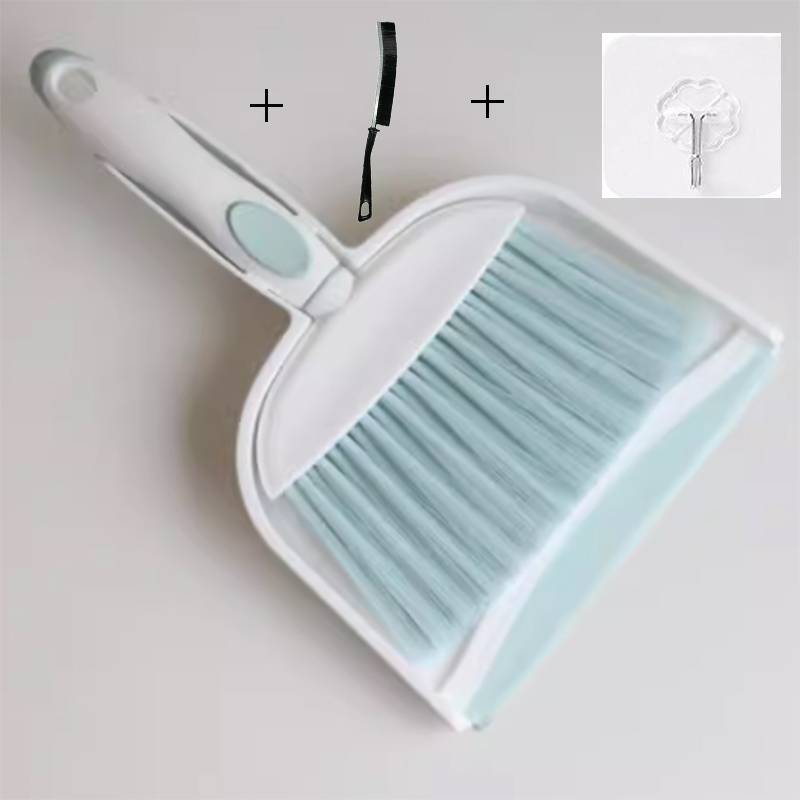 Mini Broom and Dustpan Set Table Dining Table Crumb Sweeper Soft Bristles Multipurpose Desktop Cleaning Tools for Home