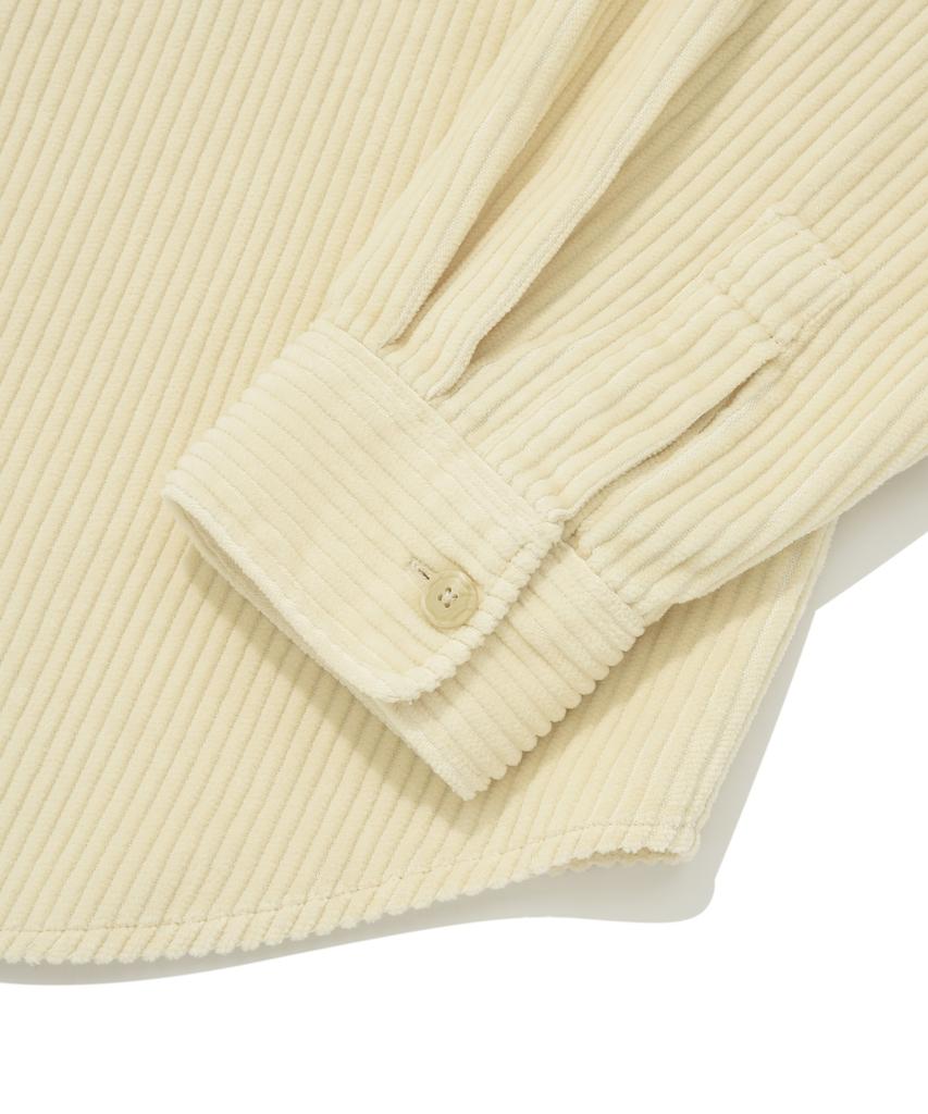 COVERNAT WOMAN Corduroy Shirt Ivory
