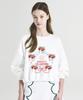 Aiseugadeuneiogongpal Frosty Hollyberries Print Sweatshirt
