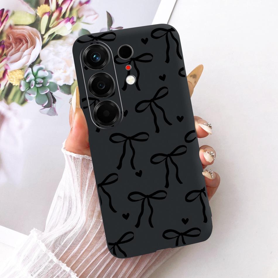 For Tecno Camon 50 4G CN5 Cute Flower Butterfly Cat Painted Case For Tecno Camon50 4G Black Silicone Soft Phone Cases