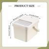 Tea Dregs Drainage Bucket Dustbin Container with Lid Home Office for Ceremony Table Accessories