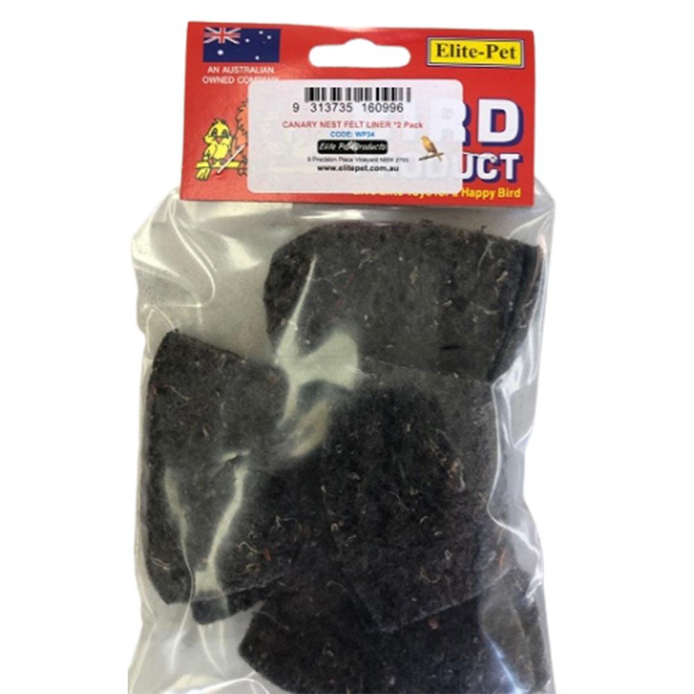 Kanarienvogel Filz Nistunterlagen (2er-Pack)