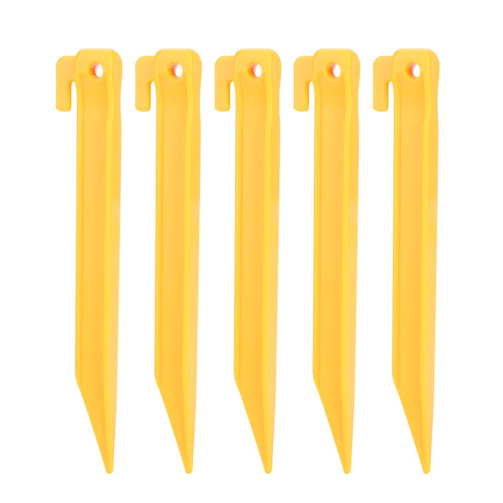 5Pcs Durable Nylon Camping Awning Canopy Tent Peg Stake Nail Accessory(S)
