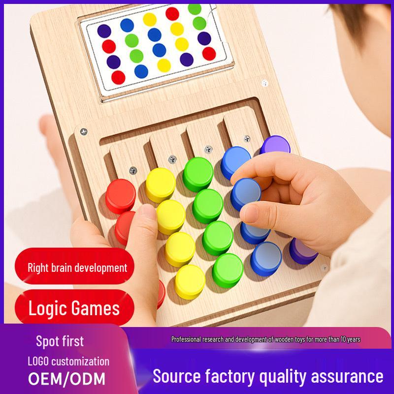 Cross-Border Educational Memory Game: Five-Color Movement Cards for Early Childhood Thinking Development