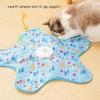 Automatic Interactive Hide and Seek Cat Teaser Toy with Mouse Squeaky Concealed Feathers, Electronic Toys for Cats & Kittens