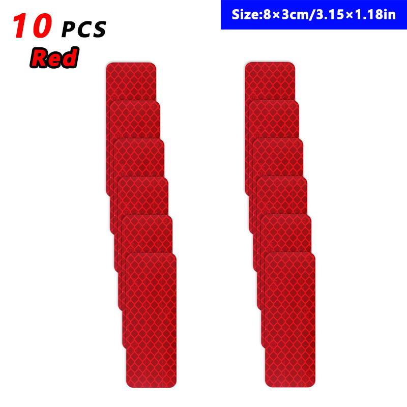 Car Wheel Hub Reflective Stripes Door Safety Opening Warning Sticker Tape Auto Rear Warning Reflective Tape Car Accessories