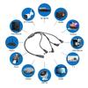 DC5521 Y Splitter Power Cable 5.5x2.1mm Female To 2/3/4 Male Extension Cord for CCTV LED Light Bar 40CM