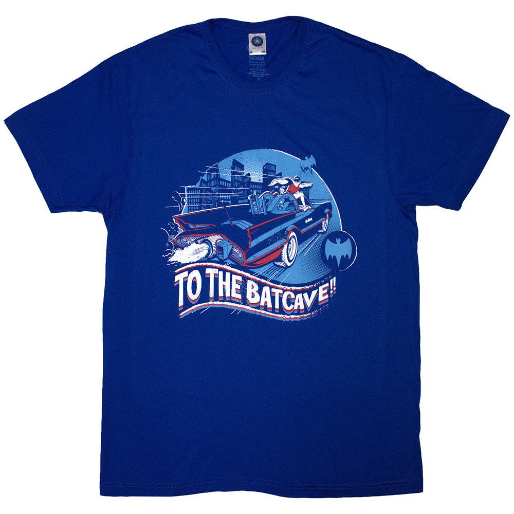 DC Comics To The Batcave T-Shirt Blue New Unisex T-Shirt XXL