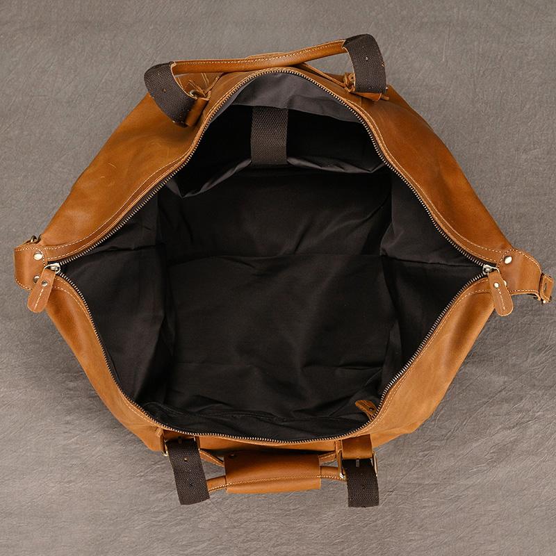 Business Travel Bag Handbag Genuine Leather Male Duffle Bags Airplane Extra Large Luggage Bag On Flights Custom Men Gift Bag