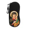 Custom Our Lady Of Perpetual Help Shell Eyeglasses Protector Cases Cute Sunglass Case Catholic Virgin Mary Glasses Pouch