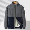 New men's autumn and winter velvet cotton-padded jacket trendy fashion thickened cotton clothes couple baseball collar jacket