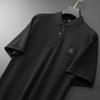 DIBENZE Men's Plus Size Short Sleeve Polo Shirt