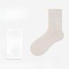 Women's Summer Thin Lace Mesh Breathable Medium Tube Pile Cotton Socks