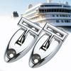 Boat Rope Securing Base Stainless Steel Top Mount Hardware for Marine Shade Top Replacement and Fixed Tie Point