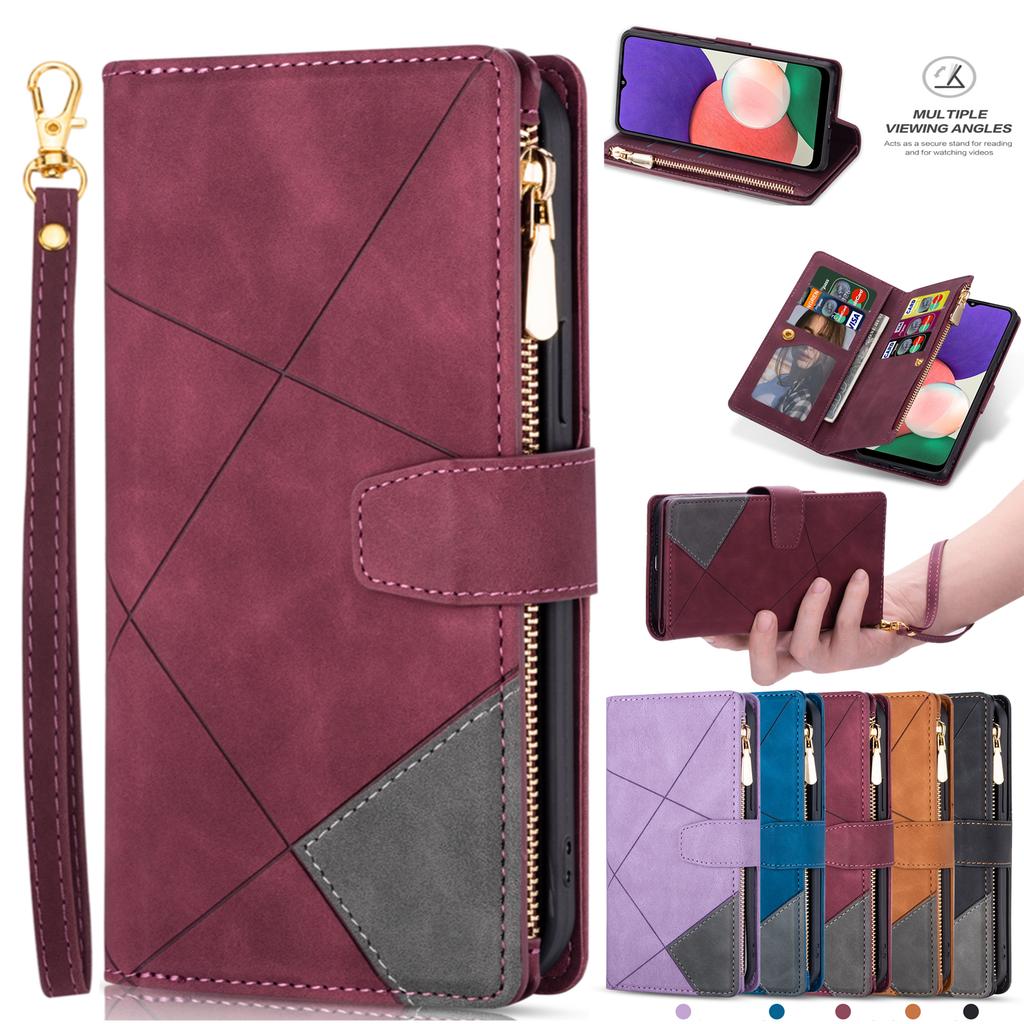 Flip Leather Case For Huawei P40 P30 Pro Lite P Smart Y7 Y6 2019 Honor 10 Lite 8A Mate 50 E Wallet Cards Zipper Phone Bags Cover