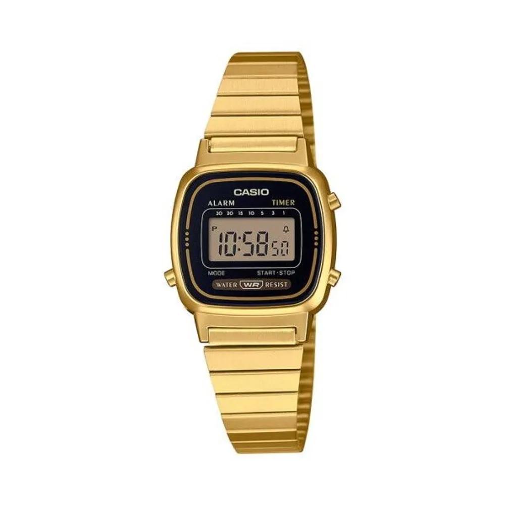 [Cio] LA-670WGA-1D Vintage Retro Digital Women s Metal Watch