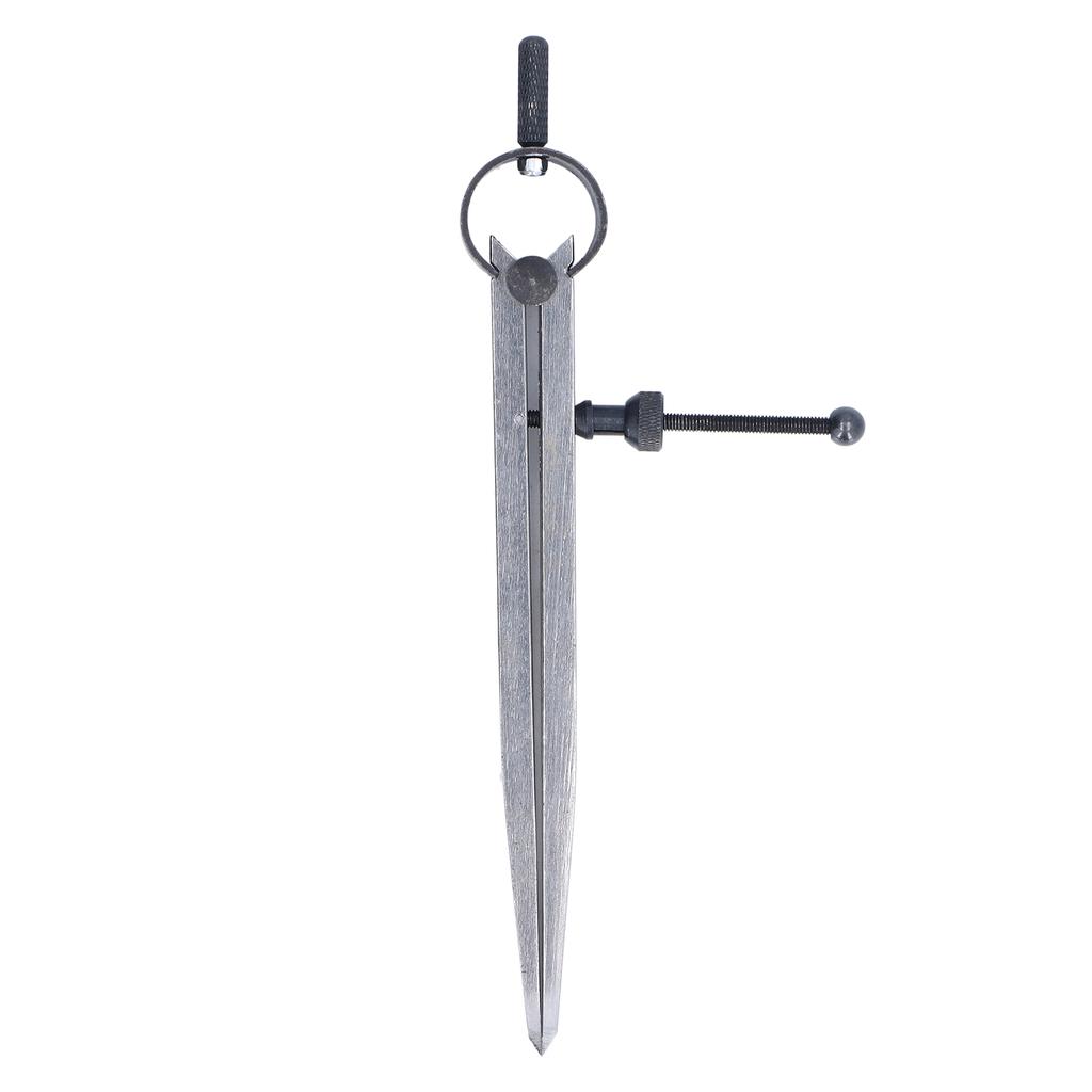 Flat Ben Fjær Markering Måler Trebearbeiding Skillere Karbon Stål Avstandsmåler Kompass Caliper med