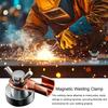 2Pcs Welding Magnetic Grounding Clamps High Conductivity Strong Magnetic Adsorption Welding Ground Clamp Tools