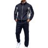 Herren Farbiges Sport-Trainingsanzug Jacke und Hose Set für das Training