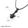 Noter Neues Meerestier Hai Halskette Für Männer 60cm Hip-Hop Halsband Sommer Strand Schmuck Delfin Schildkröte Schwanz Halskette Geschenk Für Ihn