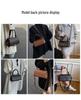 2025 Retro Minimalist One-Shoulder Crossbody Handbag - Trendy Niche Design Women's Bag