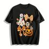 Halloween Medical Themed Print Top Ghost Pumpkin Holiday Tee Pure Cotton T-shirt