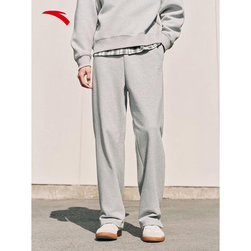 Anta Trendy American Style Loose Fit Straight-Leg Sweatpants XL