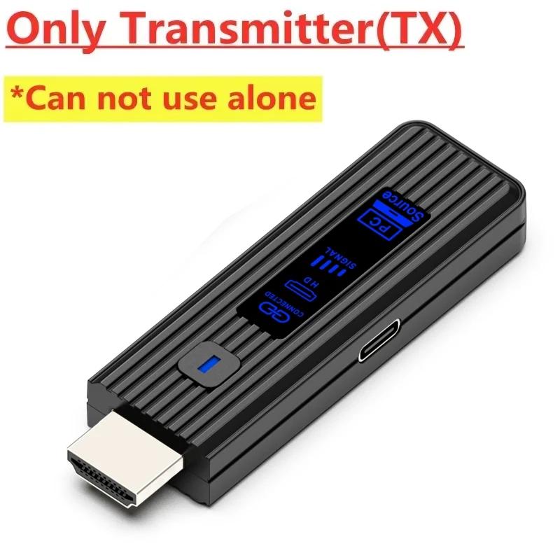 Wireless HDMI-Compatible Video Adapter Transmitter Receiver Extender TV Stick Dongle For PC Camera Laptop To Projector Monitor