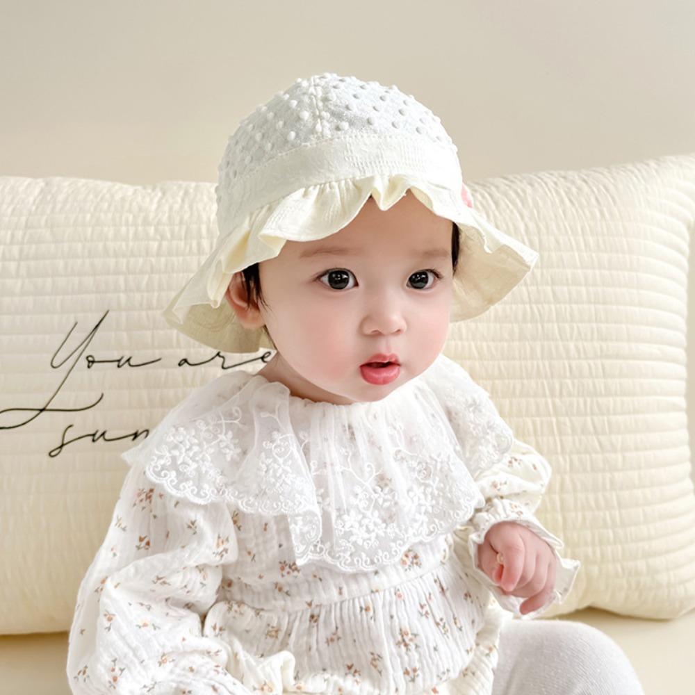 Cute Princess Baby Sun Hats Ruffle Baby Hat Summer UV Protection Fisherman Cap