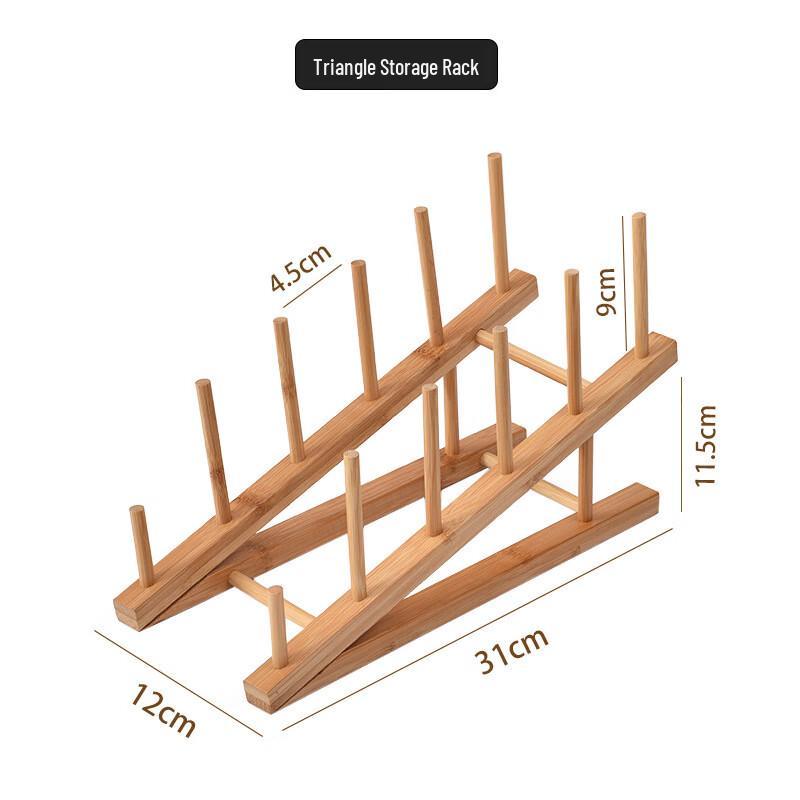Bamboo Multi-purpose Storage & Drain Rack