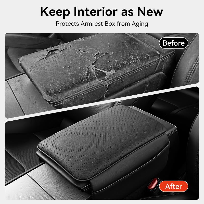 YZ For Tesla Model 3 Y Highland Juniper Car Armrest Pad Soft Case Center Console Box Cover Aanti-scratch 2021-2026 Accessories