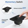 UP Down Momentary Reverse Polarity Switch 12V 30A DPDT Polarity Reversing Switch RV Power Jack Switch for 5th Wheel